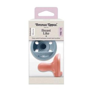 TOMMEE TIPPEE BREAST LIKE 2 SUCETTES ORTHODONTIC SILICONE 6-18 MOIS